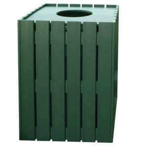 grüner Abfallbehälter rechteckig, 76L - 200160GN