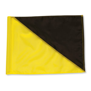 gelb-schwarze Signal-Fahne - 22480T