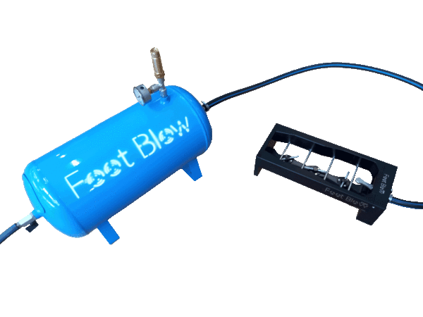 Druckluft-Schuhreiniger FootBlow mit Tank