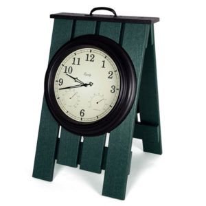 Horloge Clock Pro sur chevalet vert - PA3320