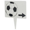 Steckschild Footgolf mit Richtungspfeil - CA29660