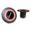 versenkbarer Broken Tee Caddie mit Standard-Aufkleber rot