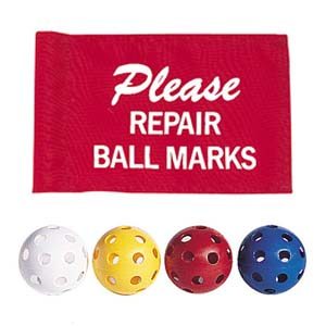 KINGTOP Golfflagge 35,6x50,8 Cm – 420D Nylon Mit Ösen, Grün/rot, Nummeriert