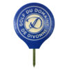 Tee Marker Multi rund blau/weiss mit eingraviertem Logo