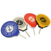 Tee Marker Multi rund mit eingraviertem Logo in 4 Farben